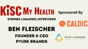 Benjamin Fleischer Pyure Brands Founder and CEO with Captain Cran Man Stephen Lukawski and Peter Mingils on KISC My Health Radio