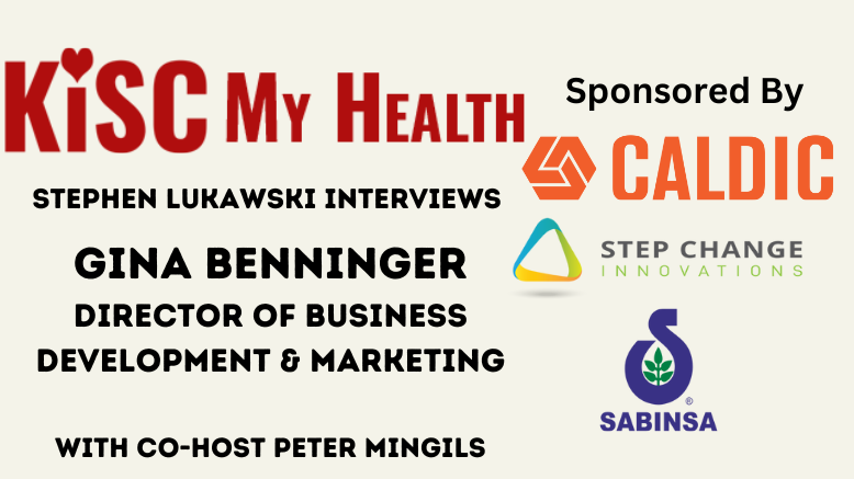 Gina Benninger with Peter Mingils and Stephen Lukawski on KISC My Health Radio Show