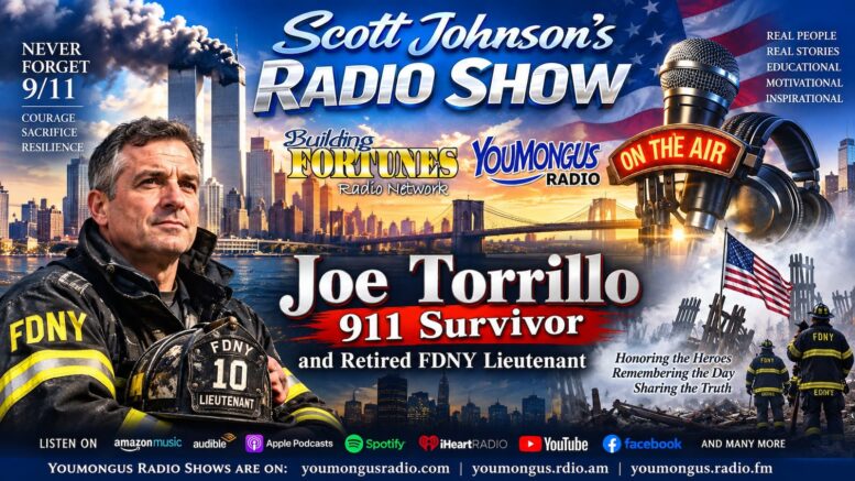Joe Torrillo Scott Johnson Peter Mingils 911 Survivor FDNY Retired Lieutenant